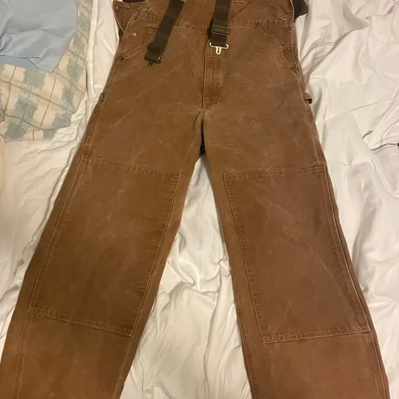 Carhartt Men's Brown Overalls - Picture 4 of 7